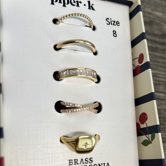 Piper K Stackable Ring Set | Size 9 - Picture 3 of 5